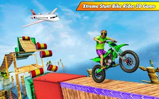 Bike Stunt Racing Games 3D Affiche