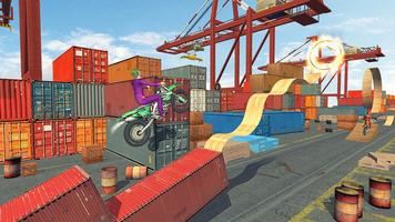Joker Dirt Bike Stunt: Trò chơi xe máy miễn phí ảnh chụp màn hình 3