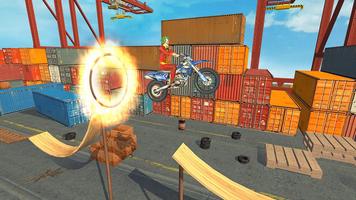 Joker Dirt Bike Stunt: Trò chơi xe máy miễn phí ảnh chụp màn hình 1