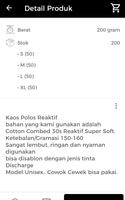 Kaos Polos Reaktif syot layar 1