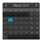 آیکون‌ Month Calendar Widget