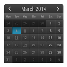 Icona Month Calendar Widget
