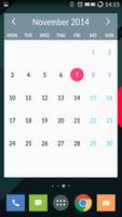 برنامه‌نما Month Calendar Widget عکس از صفحه