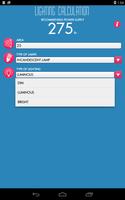 برنامه‌نما Calculator of illumination عکس از صفحه