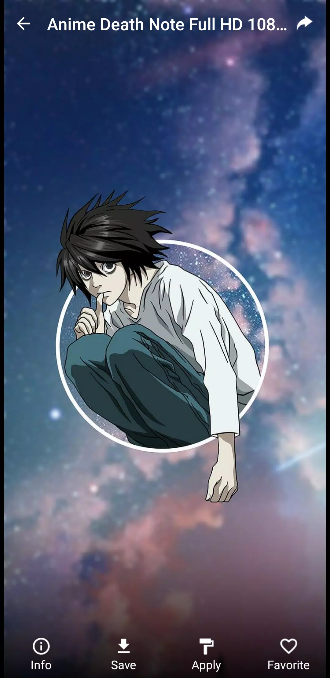 Note Anime Wallpaper Raito Apk Pour Android Telecharger