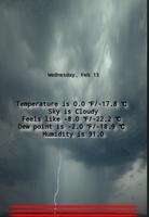Awesome Weather App capture d'écran 2