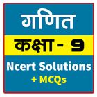 9th class math solution hindi icône