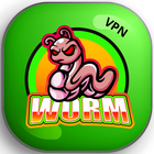 Worm VPN Free - Unlimited VPN Proxy, Wifi Security icône
