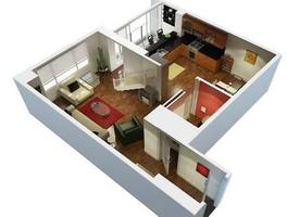 Home Rendering 3D Designs โปสเตอร์