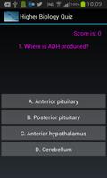 Higher Biology Quiz ภาพหน้าจอ 2