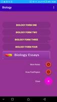 BIOLOGY NOTES & Revision Papers Affiche