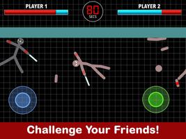 Stickman Fight 2 Player Physics Games اسکرین شاٹ 2