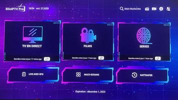 Bilo IPTV Pro ảnh chụp màn hình 1