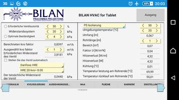 Bilan HVAC Simple for Tablet Screenshot 3