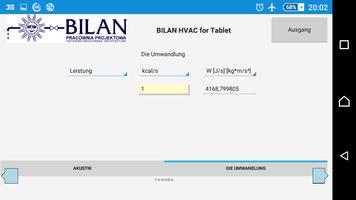 Bilan HVAC Simple for Tablet Plakat