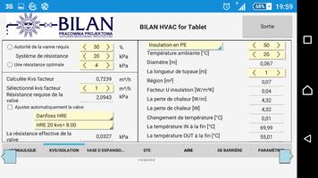 Bilan HVAC Simple for Tablet capture d'écran 3