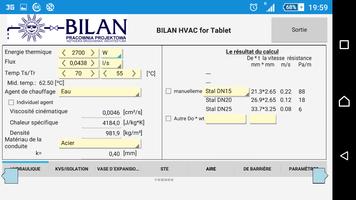 Bilan HVAC Simple for Tablet capture d'écran 2