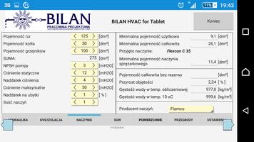 Bilan HVAC Simple for Tablet screenshot 3
