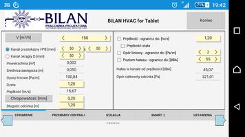 Bilan HVAC Simple for Tablet plakat