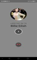 Billie Eilish Fake Video Call captura de pantalla 3