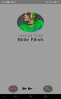 Billie Eilish Fake Video Call captura de pantalla 1