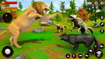 Wild Lion Simulator Games screenshot 1