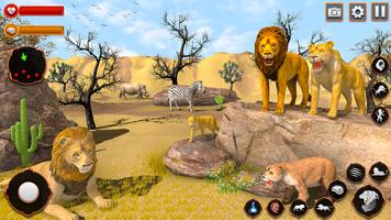 Lion Family Simulator Games capture d'écran 2