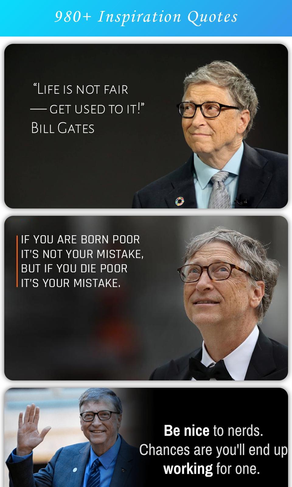 Bill Gates Quotes Motivation Life Success For Android Apk Download - bill gates roblox