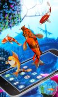 Fish Aquarium Live Wallpaper Koi Fish Application screenshot 1