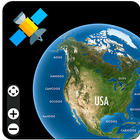 Live Earth Map & Live Street View For Mobile Zeichen
