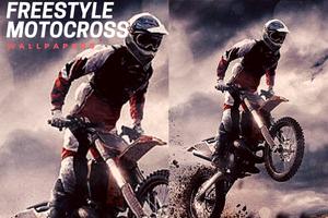 Freestyle Motocross HD Wallpapers Background capture d'écran 1