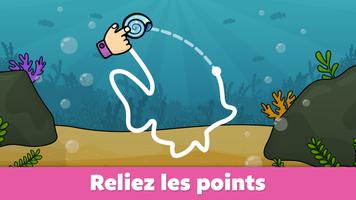 Puzzles-coloriages aux enfants Affiche
