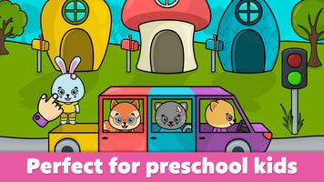 Baby & toddler preschool games پوسٹر