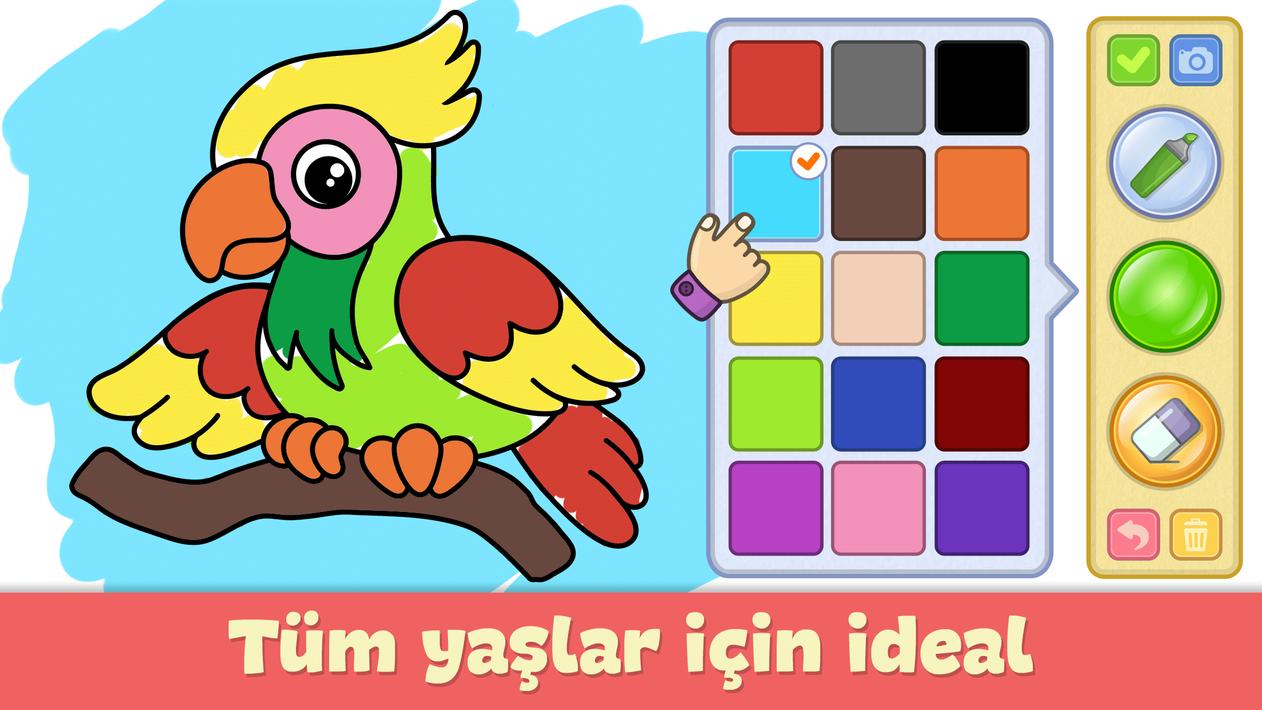 Android için Çocuklar için boyama ve çizim - APK'yı İndir