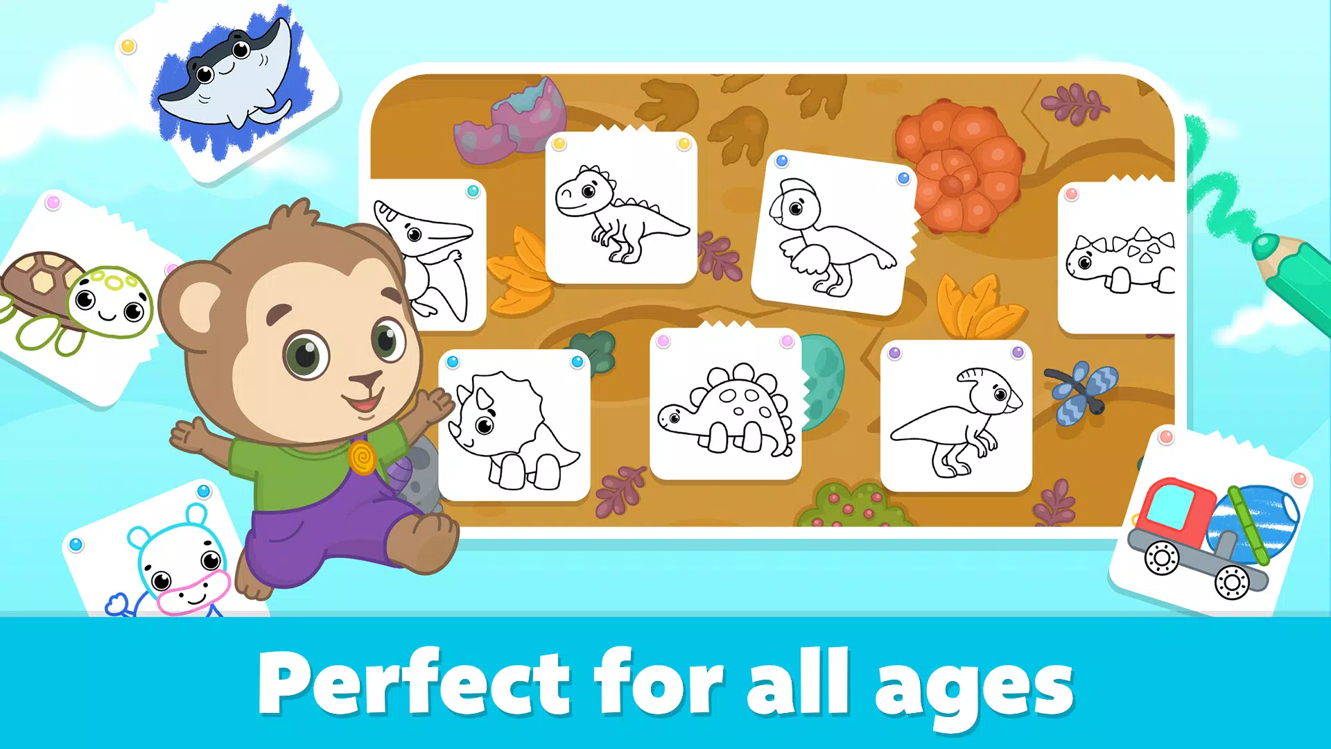 Download do APK de AZUL BABÃO Jogo 2 Easy Drawing para Android