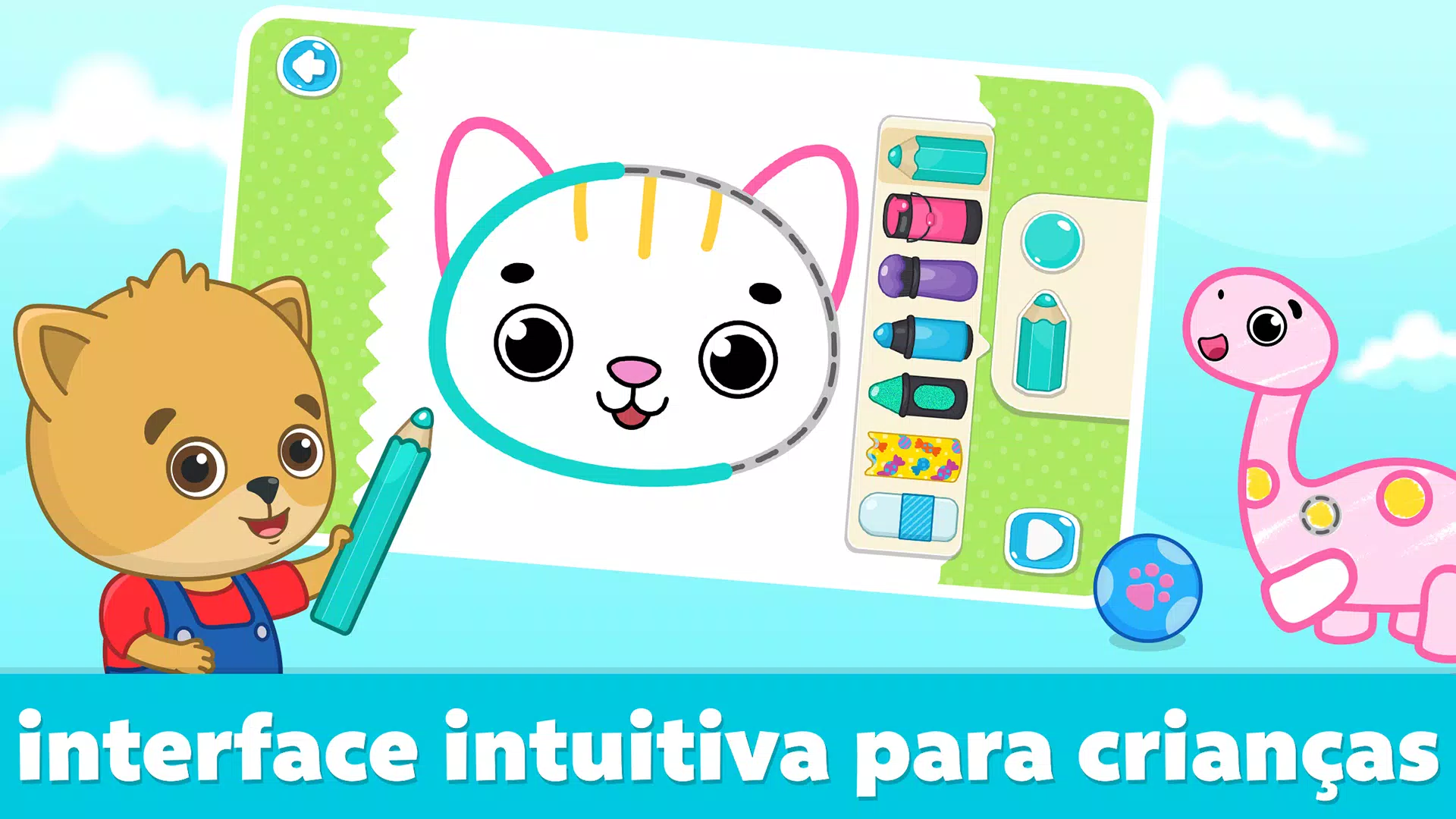 Jogo pintar para bebes! Jogos de colorir desenhos! 3.6.0.4 من أجل Android -  تنزيل APK