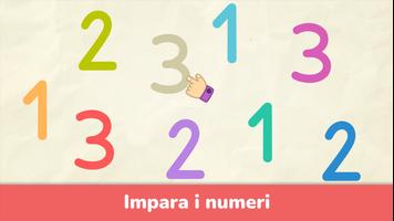 Poster Giochi dei numeri per bambini