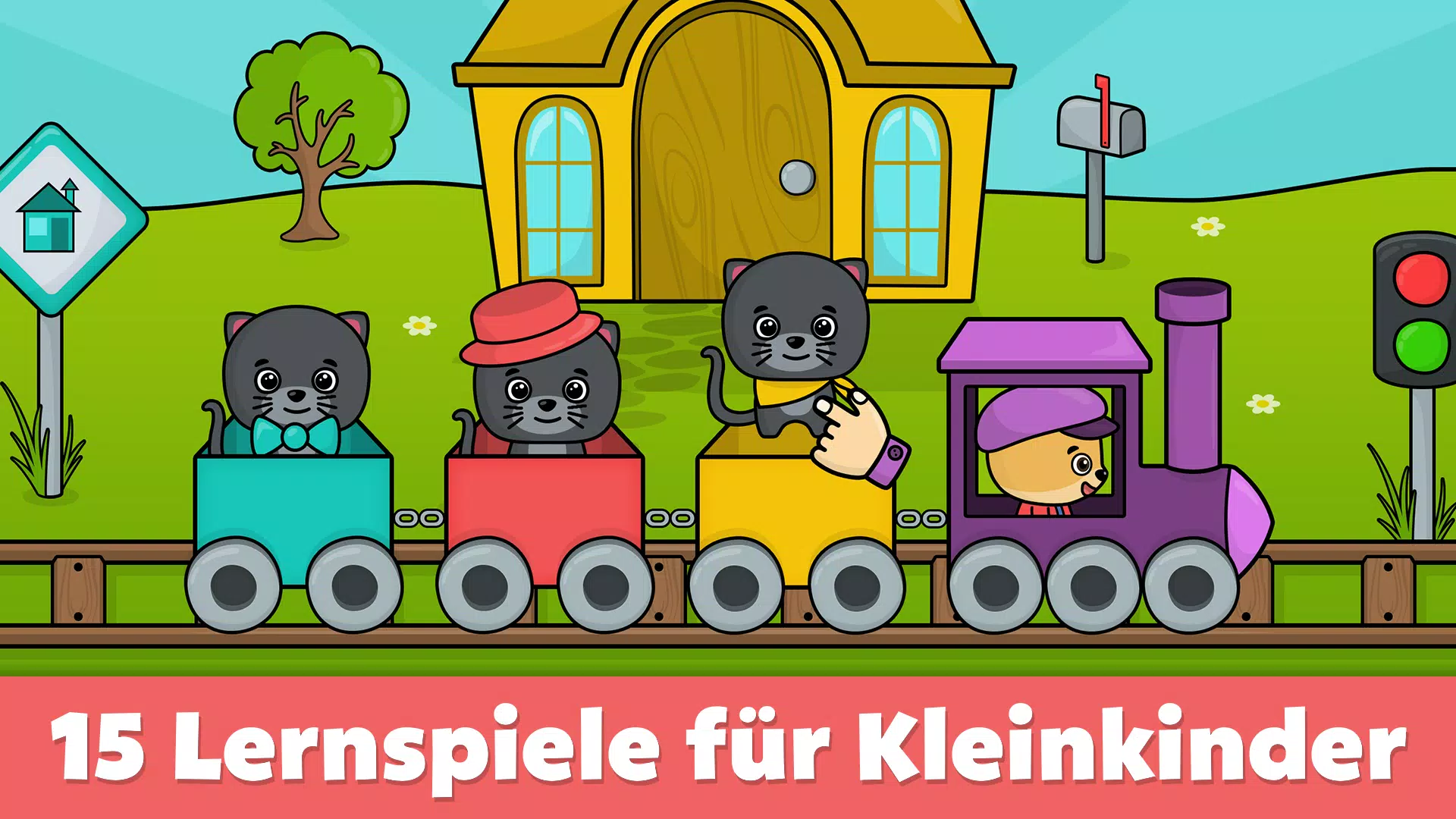 Lernspiele für Kinder 2+ Jahre APK für Android herunterladen