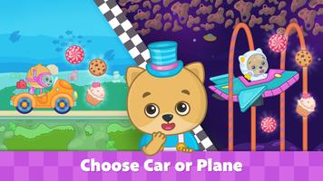 Bimi Boo Car Games for Kids اسکرین شاٹ 2