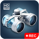 ống nhòm camera zoom HD biểu tượng