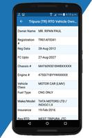 Tripura (TR) RTO Vehicle Owner capture d'écran 1
