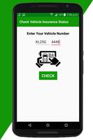 Check Vehicle Insurance Status Affiche