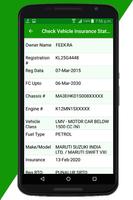 Check Vehicle Insurance Status capture d'écran 2