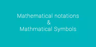 Mathematical Symbols