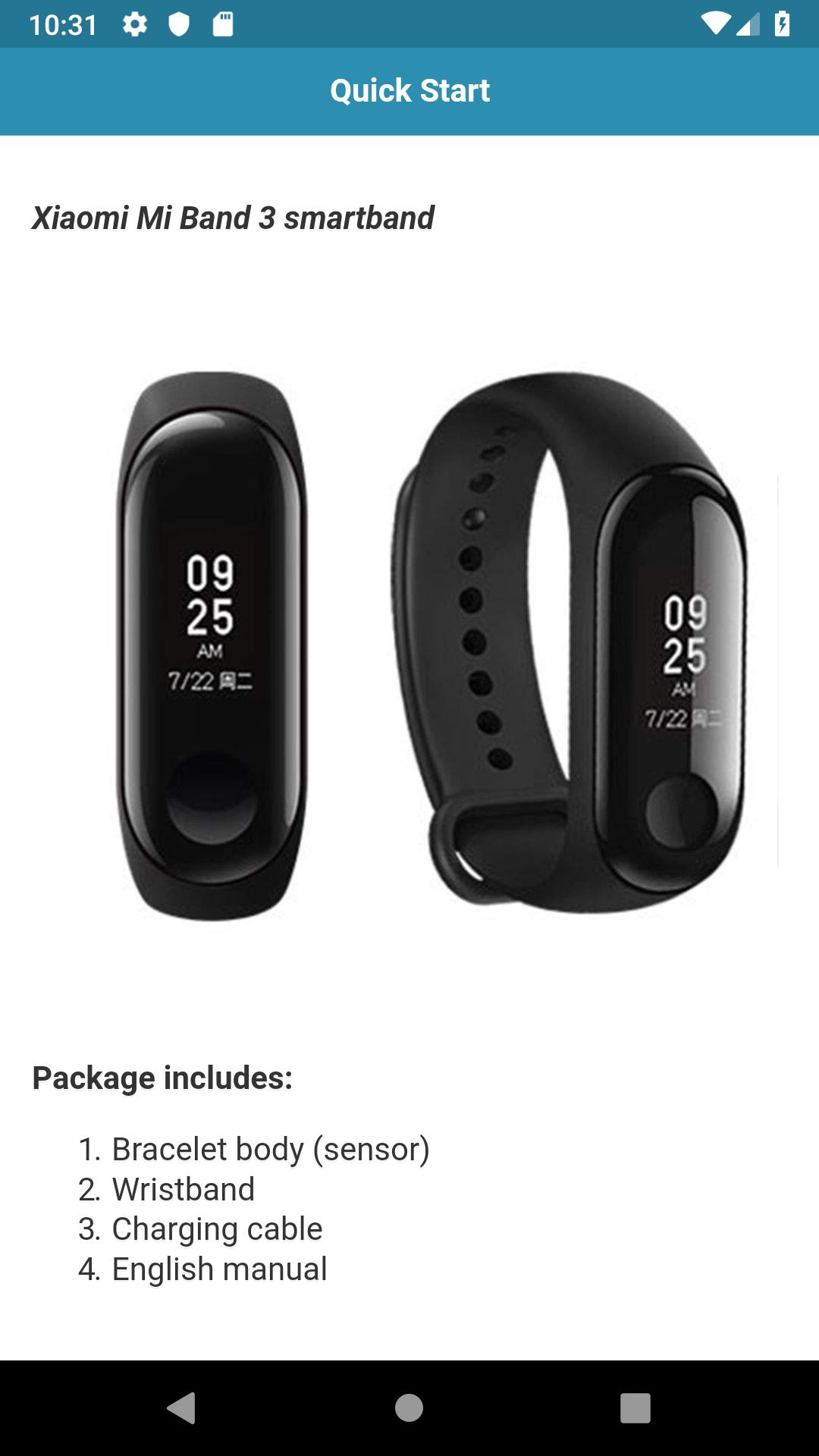 Xiaomi Mi Band 3 User Manual In English Xiaomi Mi Band 3 User Manual In English
