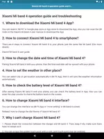 User Guide for Xiaomi Mi Band ảnh chụp màn hình 6