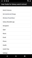 Guide for Galaxy Watch Active Affiche