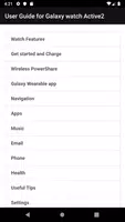 Guide for Galaxy Watch Active poster