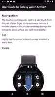 Guide for Galaxy Watch Active screenshot 1