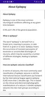 Epilepsy Help captura de pantalla 2